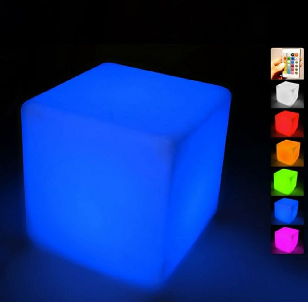 Amazon｜[AiO JAPAN] 12色 LED ボックス チェア スツール おしゃれ